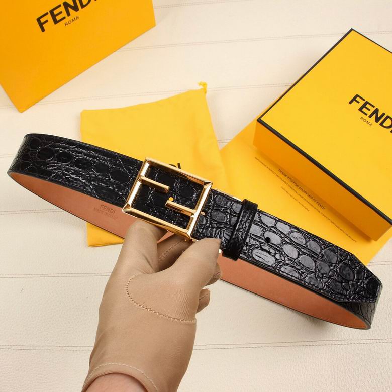Fendi Belt 38mmX95-125cm 7D85